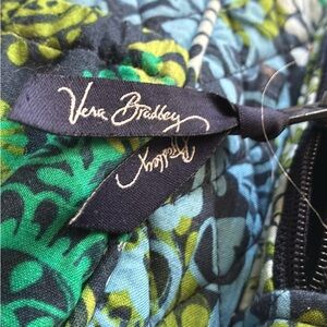 Vera Bradley Blue and Green Quilted Backpack